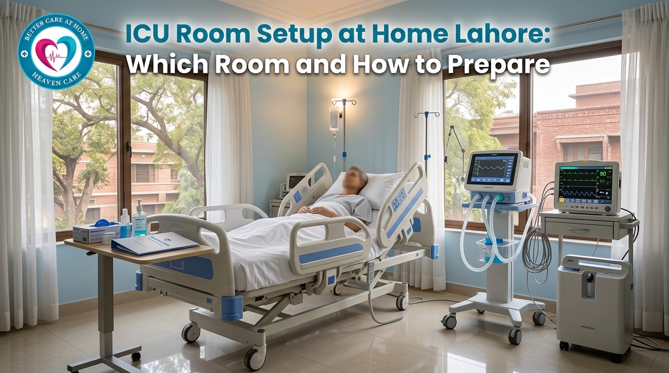 ICU Room Setup at Home Lahore