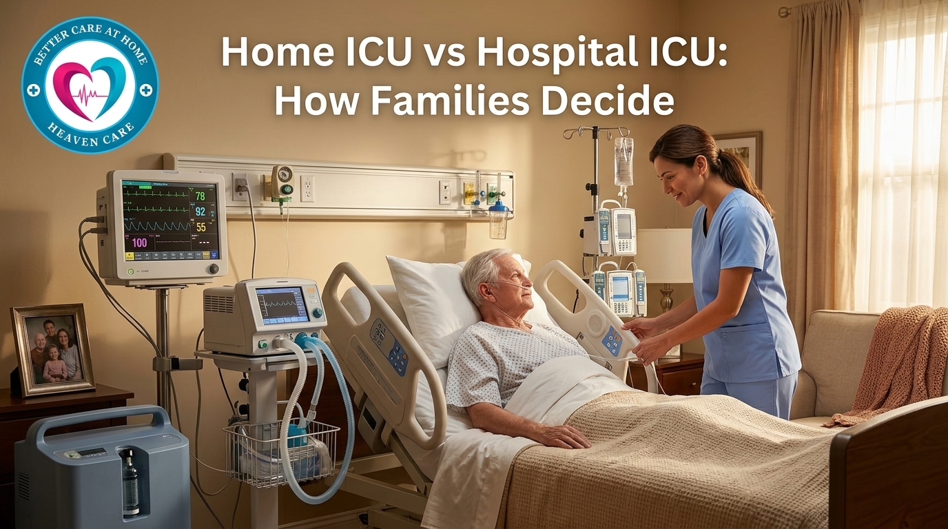 Home ICU vs Hospital ICU