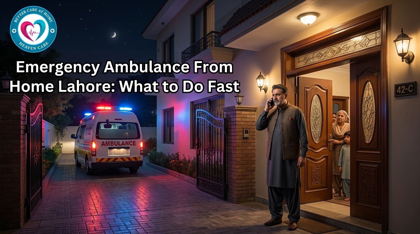 emergency ambulance from home Lahore